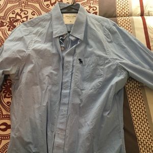 Baby Blue Abercrombie and Fitch button down
